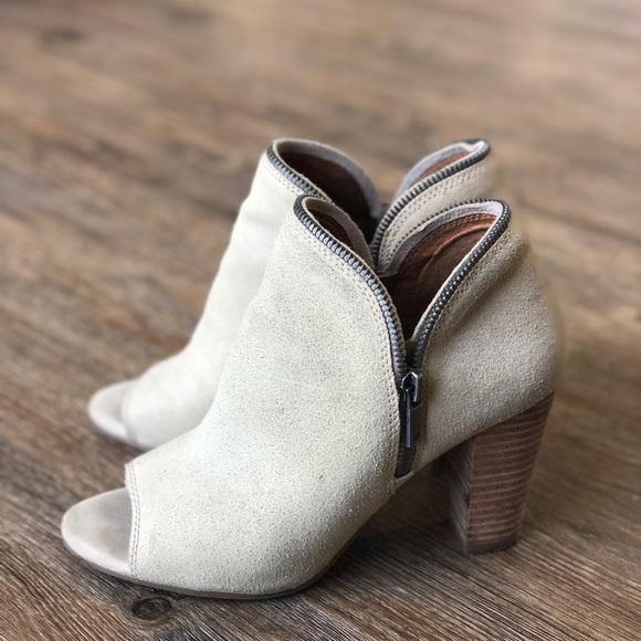 Lucky Brand Shoes - Lucky Brand Open Toe Booties